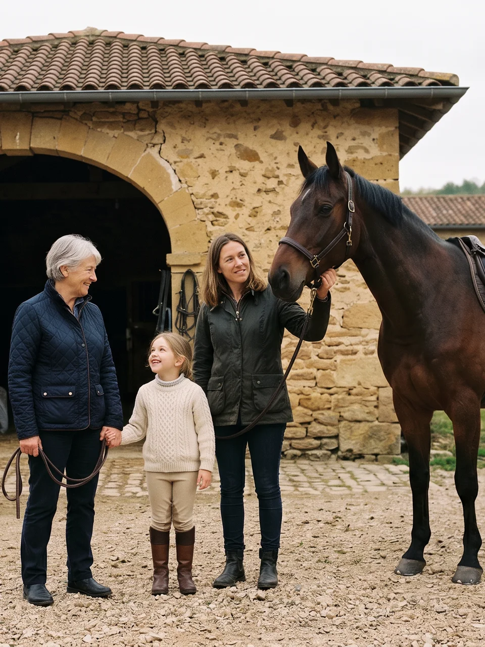 L'équipe, Ferme équestre Le Relais de Vazeille, centre équestre à Saint-Maurice-d'Ibie