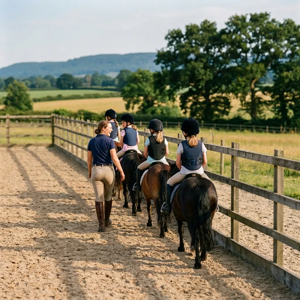 Cours de poney à Saint-Maurice-d'Ibie, Ardèche